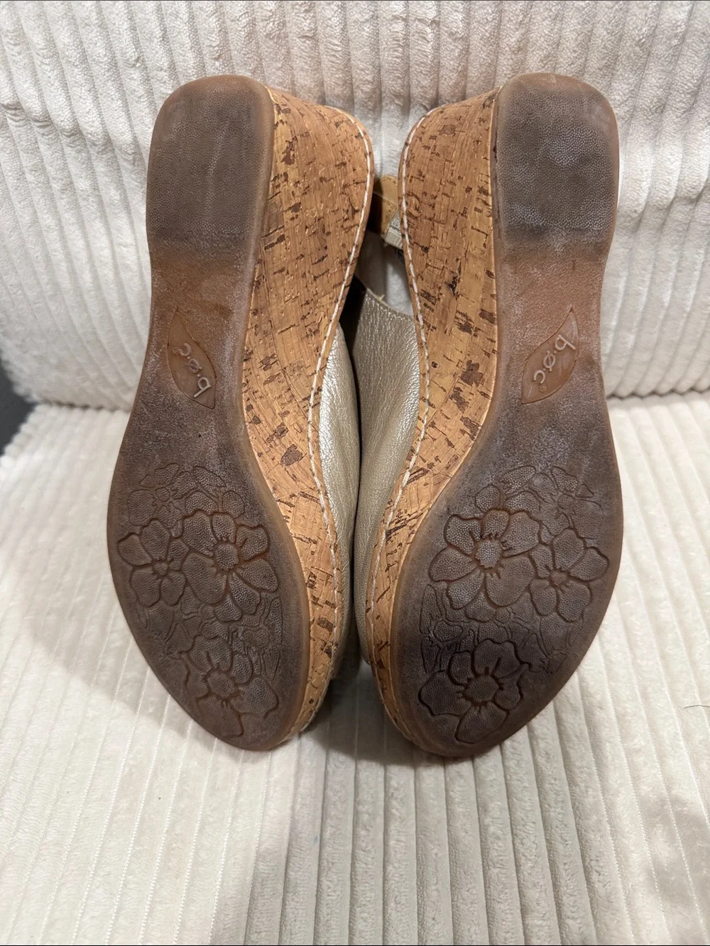 boc slingback wedge